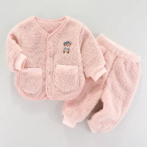Infant/Toddler Soft Flannel Outerwear Set