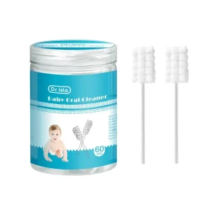 30/60pcs Baby Oral Care Cleaning Stick, Milk Teeth Gauze, Toothbrush, Tongue Washing
